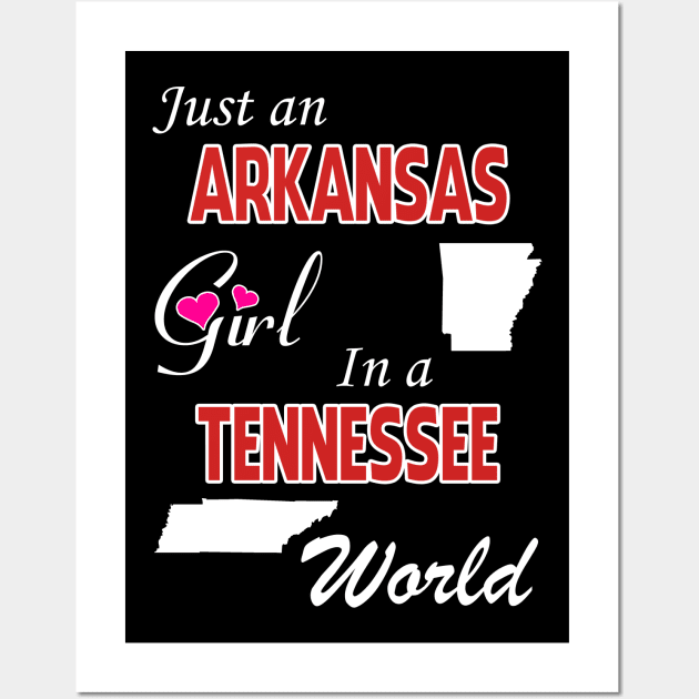 Arkansas - Tennessee Wall Art by TANISHA TORRES